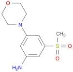3-(Methylsulfonyl)-5-morpholinoaniline