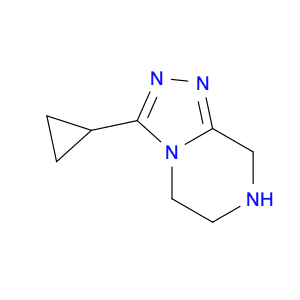 3-CYCLOPROPYL-5,6,7,8-TETRAHYDRO-[1,2,4]TRIAZOLO[4,3-A]PYRAZINE