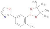 2-(4-METHYL-3-(4,4,5,5-TETRAMETHYL-1,3,2-DIOXABOROLAN-2-YL)PHENYL)OXAZOLE