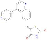 (5Z)-5-[[4-(4-Pyridinyl)-6-quinolinyl]methylene]-2,4-thiazolidinedione