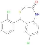 7-Chloro-5-(2-chlorophenyl)-1,5-dihydro-4,1-benzothiazepin-2(3H)-one