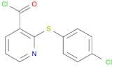 2-[(4-Chlorophenyl)thio]pyridine-3-carbonyl chloride
