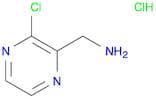 (3-Chloropyrazin-2-yl)methanamine, HCl