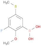 3-Fluoro-2-methoxy-5-methylthiophenylboronic acid