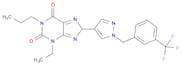 1H-Purine-2,6-dione,3-ethyl-3,9-dihydro-1-propyl-8-[1-[[3-(trifluoromethyl)phenyl]methyl]-1H-pyraz…