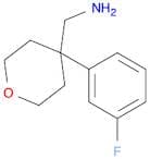 1-[4-(3-fluorophenyl)tetrahydro-2H-pyran-4-yl]methanamine