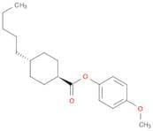 Trans-4-methoxyphenyl 4-pentylcyclohexanecarboxylate