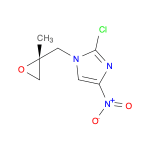 1H-Imidazole, 2-chloro-1-[[(2R)-2-methyloxiranyl]methyl]-4-nitro-
