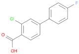 2-Chloro-4-(4-fluorophenyl)benzoic acid