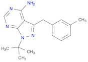 4-Amino-1-tert-butyl-3-(3-methylbenzyl)pyrazolo[3,4-d]pyrimidine