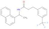N-(1-(Naphthalen-1-yl)ethyl)-3-(3-(trifluoromethyl)phenyl)propanamide