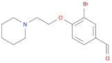 3-Bromo-4-[2-(piperidino)ethoxy]benzaldehyde