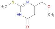 6-(Methoxymethyl)-2-(methylthio)pyrimidin-4-ol