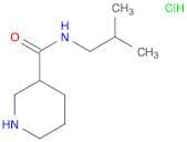 N-(2-methylpropyl)piperidine-3-carboxamide hydrochloride
