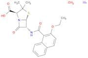 (2S,5R,6R)-6-[[(2-Ethoxy-1-naphthalenyl)carbonyl]amino]-3,3-dimethyl-7-oxo-4-thia-1-azabicyclo[3.2…