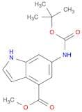 METHYL 6-N-BOC-AMINOINDOLE-4-CARBOXYLATE