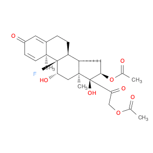 (11β,16α)-16,21-Bis(acetyloxy)-9-fluoro-11,17-dihydroxypregna-1,4-diene-3,20-dione