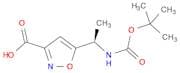 (R)-5-(1-(tert-Butoxycarbonylamino)ethyl)isoxazole-3-carboxylic acid