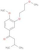 1-(4-Methoxy-3-(3-methoxypropoxy)phenyl)-3-methylbutan-1-one