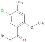 2-Bromo-1-(5-chloro-2-methoxy-4-methylphenyl)ethanone