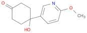 4-Hydroxy-4-(6-methoxypyridin-3-yl)cyclohexanone