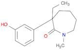 3-Ethyl-3-(3-hydroxyphenyl)-1-methylazepan-2-one