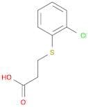 3-[(2-chlorophenyl)sulfanyl]propanoic acid