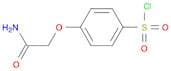 4-(2-Amino-2-oxoethoxy)benzene-1-sulfonyl chloride