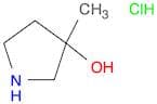 3-​Pyrrolidinol, 3-​methyl-​, hydrochloride (1:1)