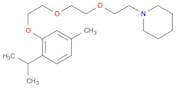 1-[2-(2-{2-[5-methyl-2-(propan-2-yl)phenoxy]ethoxy}ethoxy)ethyl]piperidine