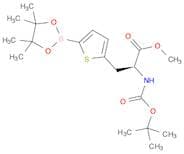 (S)-METHYL 2-(BOC-AMINO)-3-(5-(4,4,5,5-TETRAMETHYL-1,3,2-DIOXABOROLAN-2-YL)THIOPHEN-2-YL)PROPANOATE