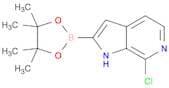 7-chloro-1H-pyrrolo[2,3-c]pyridine-2-boronic acid pinacol ester