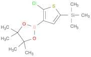 (5-CHLORO-4-(4,4,5,5-TETRAMETHYL-1,3,2-DIOXABOROLAN-2-YL)THIOPHEN-2-YL)TRIMETHYLSILANE