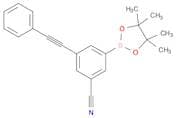 3-(PHENYLETHYNYL)-5-(4,4,5,5-TETRAMETHYL-1,3,2-DIOXABOROLAN-2-YL)BENZONITRILE