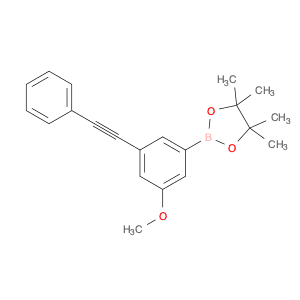 2-(3-METHOXY-5-(PHENYLETHYNYL)PHENYL)-4,4,5,5-TETRAMETHYL-1,3,2-DIOXABOROLANE