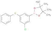 2-(3-CHLORO-5-(PHENYLTHIO)PHENYL)-4,4,5,5-TETRAMETHYL-1,3,2-DIOXABOROLANE