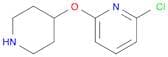 2-Chloro-6-(piperidin-4-yloxy)pyridine
