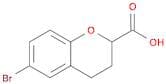 2H-1-Benzopyran-2-carboxylicacid, 6-bromo-3,4-dihydro-