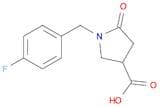 3-Pyrrolidinecarboxylicacid, 1-[(4-fluorophenyl)methyl]-5-oxo-