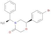 3-Morpholinone, 6-(4-bromophenyl)-4-[(1S)-1-phenylethyl]-, (6R)-