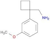 [1-(3-Methoxyphenyl)cyclobutyl]methylamine