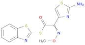 S-2-Benzothiazolyl 2-amino-α-(methoxyimino)-4-thiazolethiolacetate