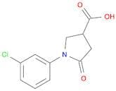 1-(3-Chlorophenyl)-5-oxopyrrolidine-3-carboxylic acid