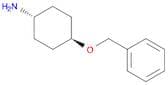 Cyclohexanamine, 4-(phenylmethoxy)-, trans-