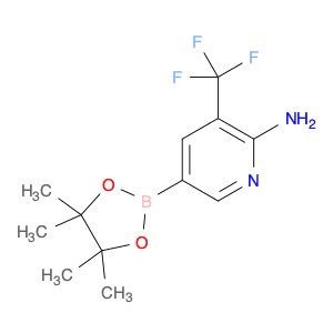 5-(4,4,5,5-Tetramethyl-1,3,2-dioxaborolan-2-yl)-3-(trifluoromethyl)pyridin-2-amine