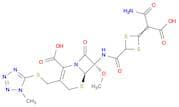 (6R,7S)-7-[[[4-(2-Amino-1-carboxy-2-oxoethylidene)-1,3-dithietan-2-yl]carbonyl]amino]-7-methoxy-3-…