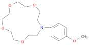1,4,7,10-Tetraoxa-13-azacyclopentadecane, 13-(4-methoxyphenyl)-