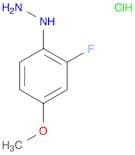 (2-Fluoro-4-methoxyphenyl)hydrazine hydrochloride