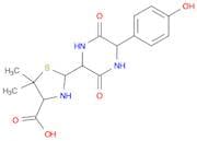 (4S)-2-(5-(4-Hydroxyphenyl)-3,6-dioxopiperazin-2-yl)-5,5-dimethylthiazolidine-4-carboxylic acid