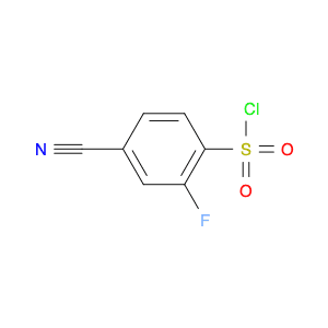 Benzenesulfonyl chloride, 4-cyano-2-fluoro-
